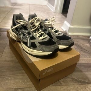 ASICS Black and Gray Athletic Shoes